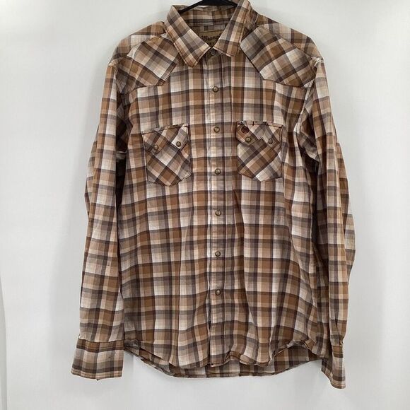 Men’s Wrangler Retro‎ Pearl Snap Shirt - XL - Picture 2 of 8